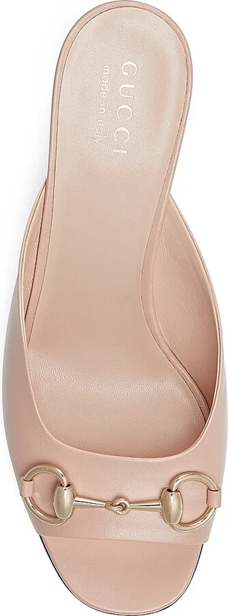 Women's Lady Horsebit Leather Sandals - Light Pink - Size 6.5 - Image 4