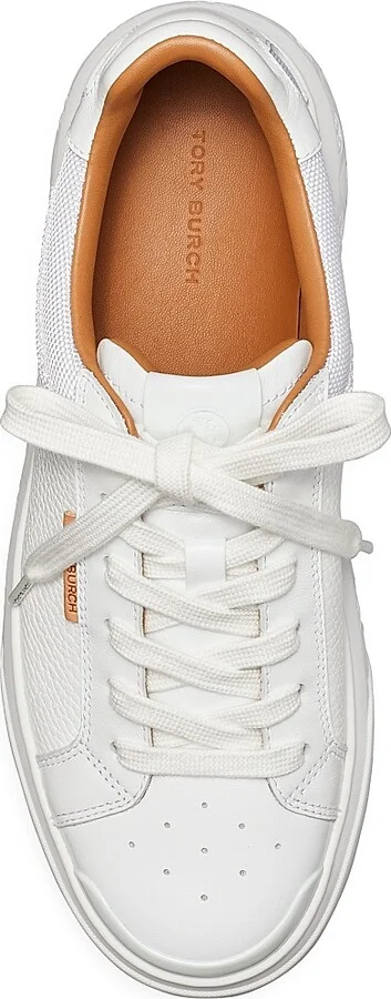 Women's Ladybug Leather Low-Top Sneakers - White - Size 10 - Image 4