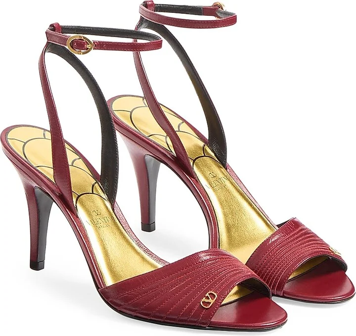 Women's Ladycrush 85MM Sandals in Kidskin - Ivory - Size 9 - Image 9