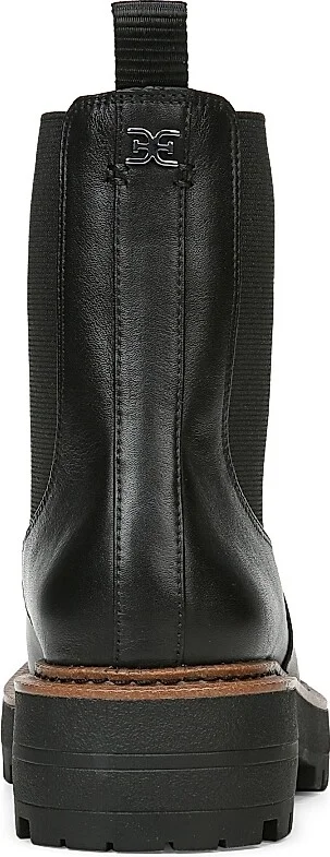 Women's Laguna Lug-Sole Leather Combat Boots - Black - Size 10 - Image 3