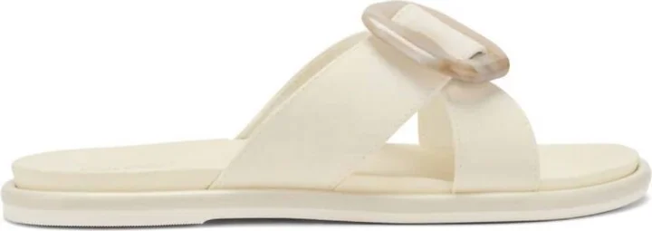 Women's La'i Slide Beach Sandal In White Sand