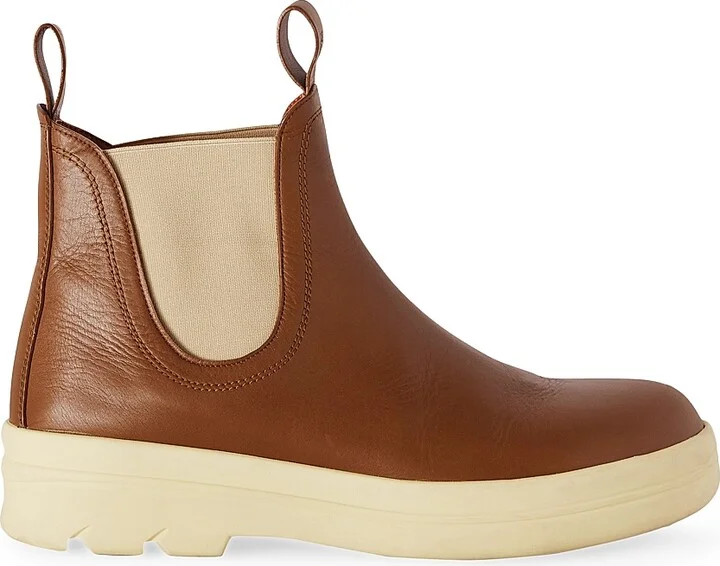 Women's Lakeside Leather Chelsea Boots - Dune - Size 6