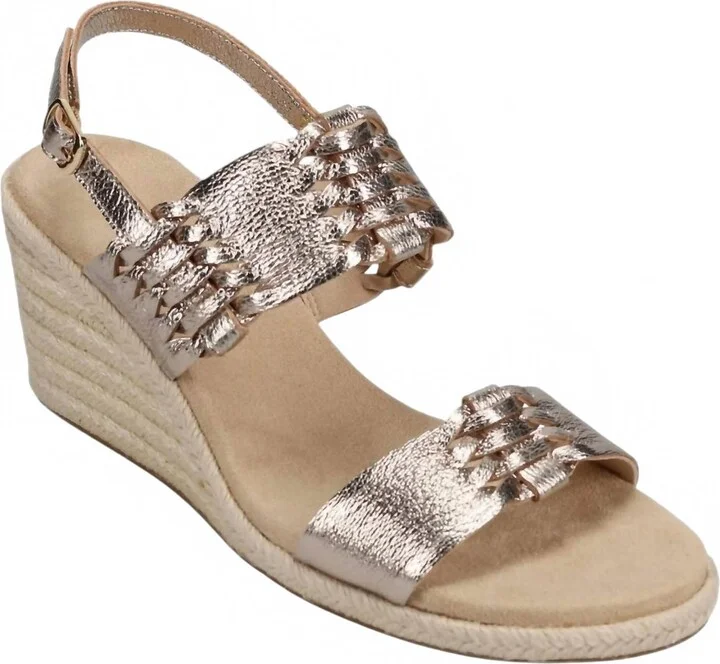 Women's Laleh Espadrille Wedge Sandal In Shell Graine
