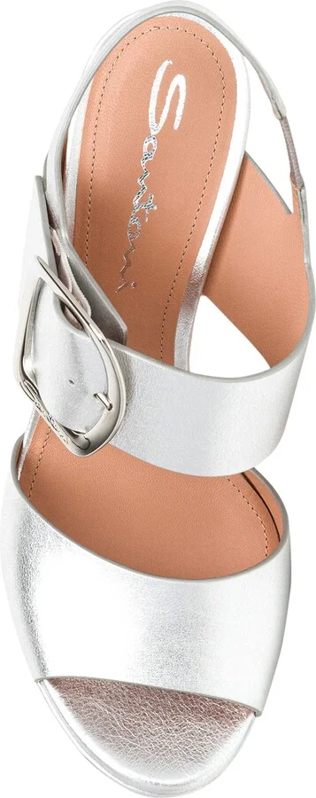 Women's laminated leather high-heel sandal - Image 5