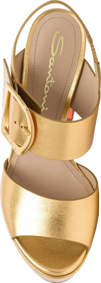 Women's laminated leather high-heel sandal - Image 10