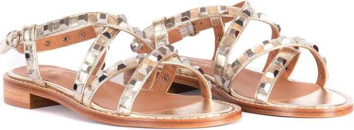 Women's Laminated Sandals - Image 2