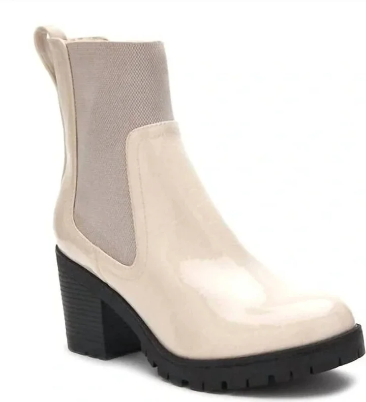 Women's Lane Ankle Boot In Ivory