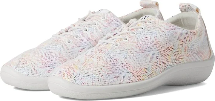 Women's Lanin Shoe In White Palm Multi
