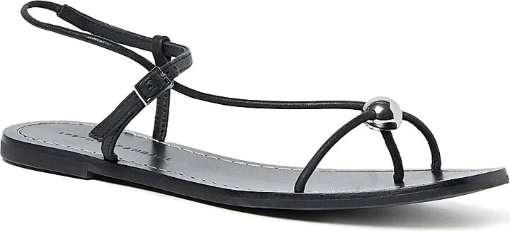 Women's Lara Strappy Flat Sandals - Black - Size 11 - Image 2