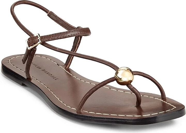Women's Lara Strappy Flat Sandals - Black - Size 11 - Image 5
