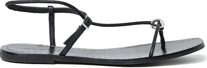 Women's Lara Strappy Flat Sandals - Black - Size 11