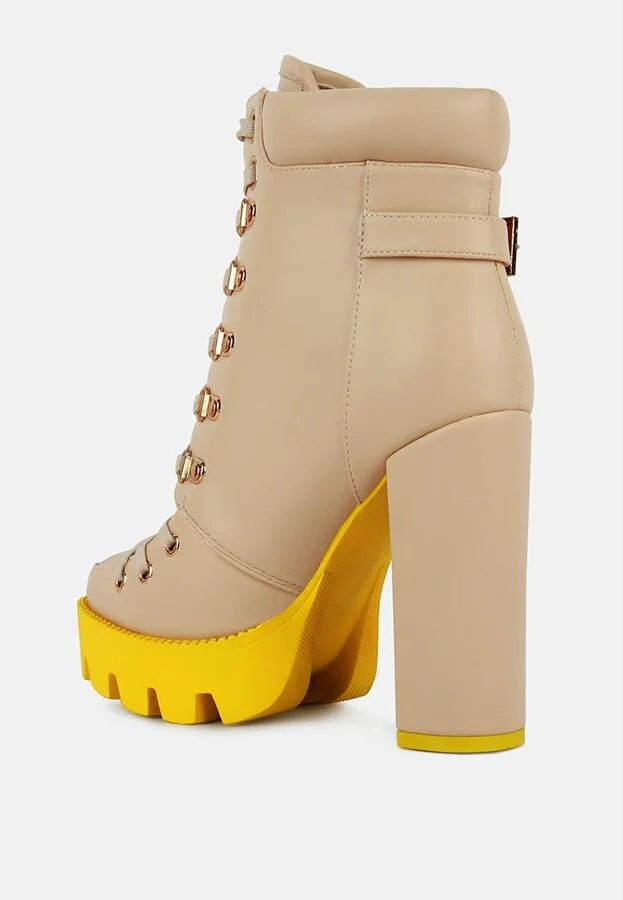 Womens larch cushion collared biker boots - Image 2