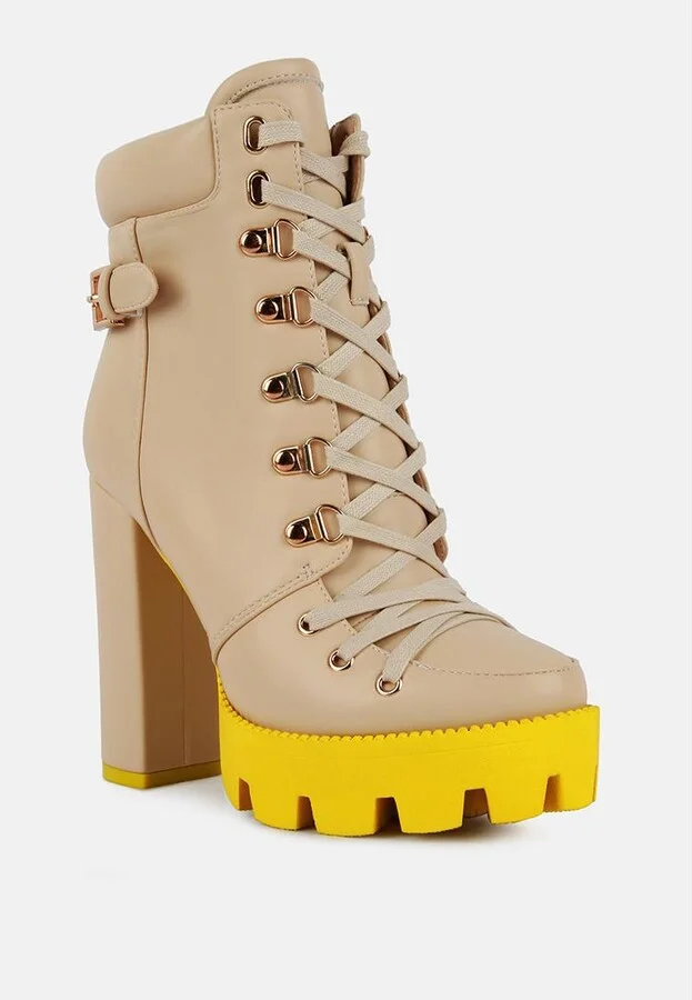 Womens larch cushion collared biker boots - Image 3