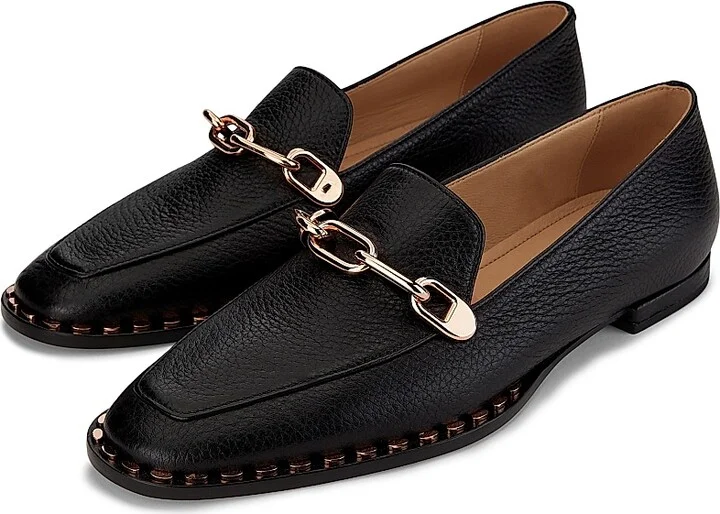Women's Larisa Leather Loafers - Black - Size 6 - Image 2