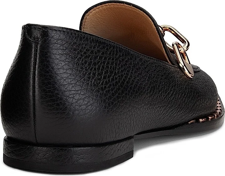 Women's Larisa Leather Loafers - Black - Size 6 - Image 3