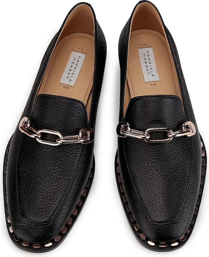 Women's Larisa Leather Loafers - Black - Size 6 - Image 4
