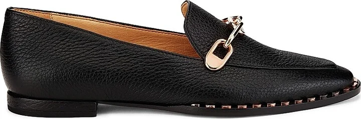 Women's Larisa Leather Loafers - Black - Size 6