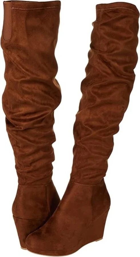 Women's Larisa Over The Knee Boot In Honey Brown