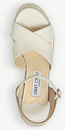 Womens Latte Dellena 100 Leather Wedge Sandals Eur 36 / 3 Uk Women - Image 2