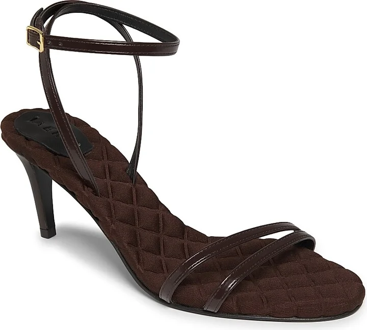 Women's Laura 75MM Faux Leather Sandals - Brown - Size 6 - Image 2