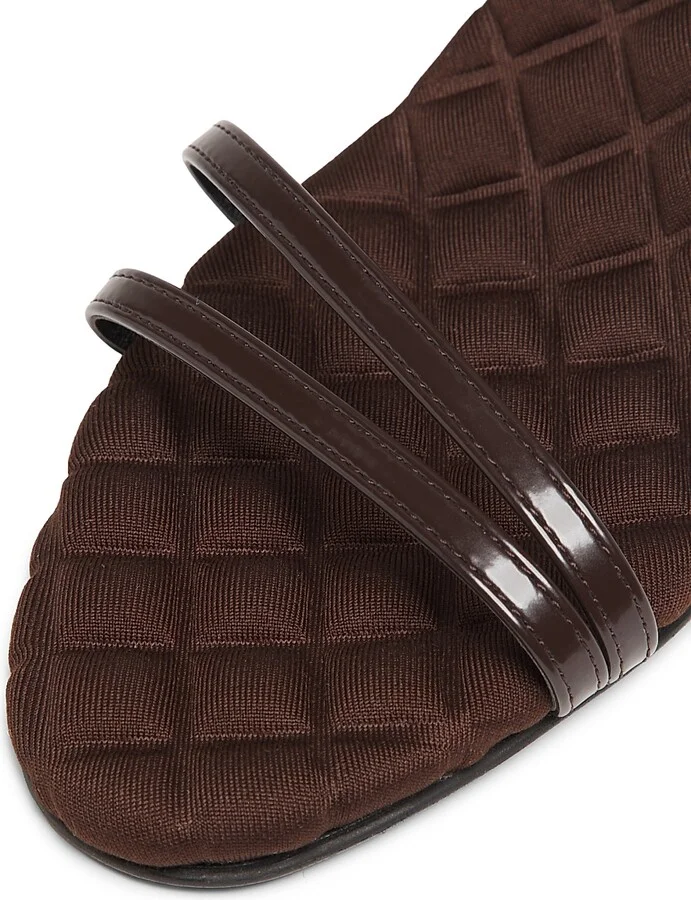 Women's Laura 75MM Faux Leather Sandals - Brown - Size 6 - Image 6