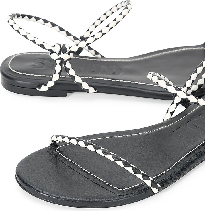 Women's Laurel Woven Theater Sandals - Black - Size 5 - Image 4