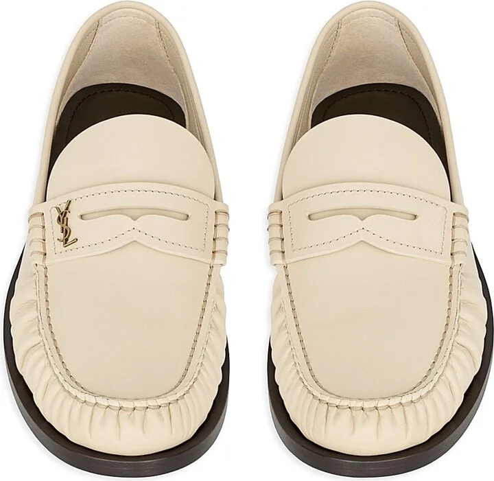 Women's Laurent Loafers in Smooth Leather - Black - Size 7 - Image 6