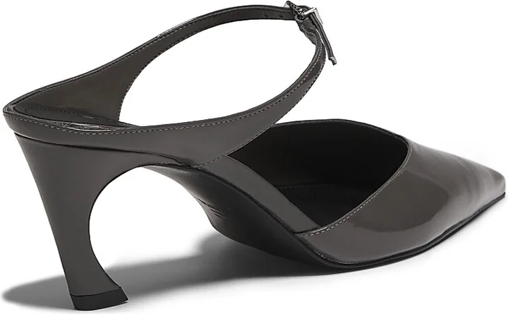 Women's Laurie 70MM Patent Leather Mules - Vino - Size 6.5 - Image 8