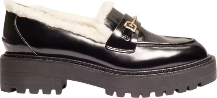 Women's Laurs Cozy Patent Loafer In Black