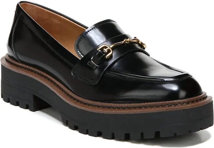Women's Laurs Lug Sole Loafer In Black