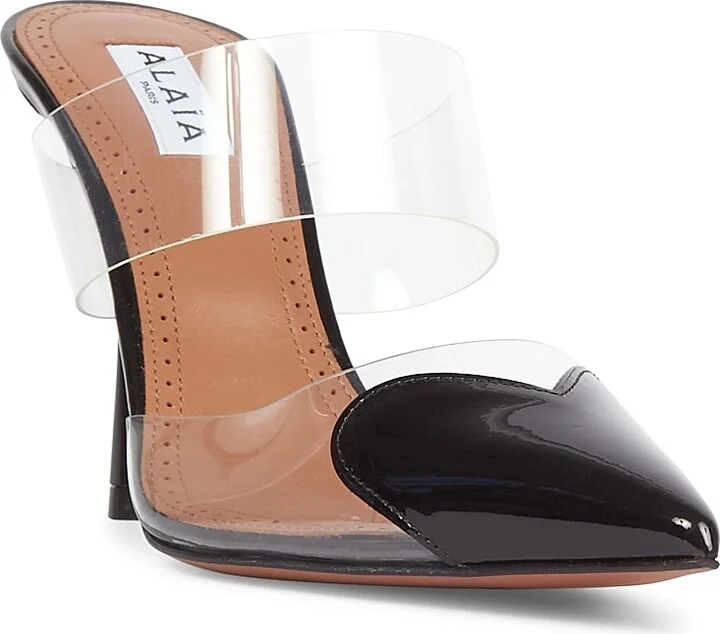 Women's Le Coeur 90MM Mules - Noir - Size 6.5 - Image 2