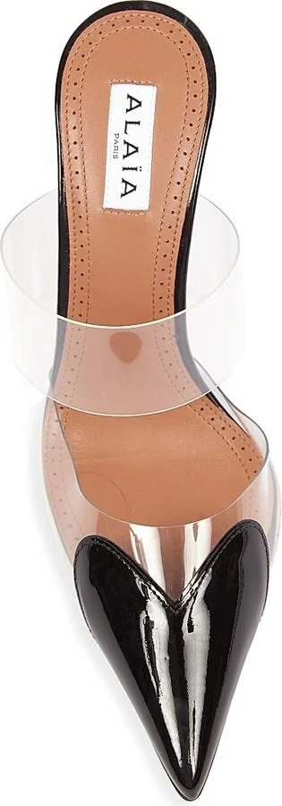 Women's Le Coeur 90MM Mules - Noir - Size 6.5 - Image 5