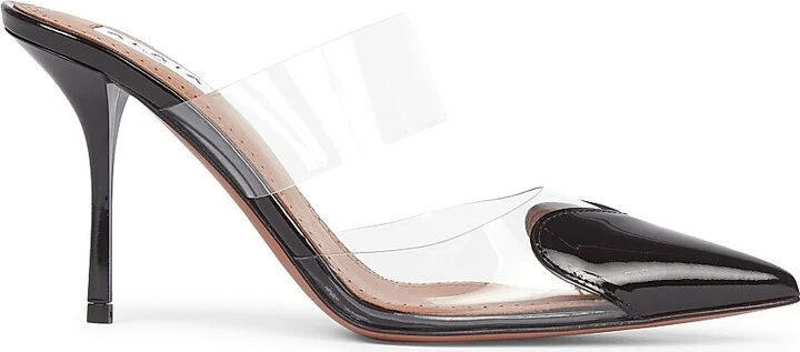 Women's Le Coeur 90MM Mules - Noir - Size 6.5