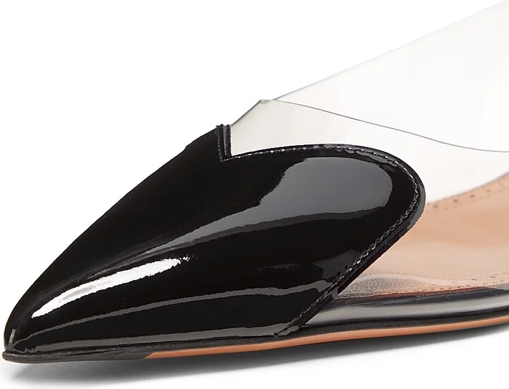 Women's Le Coeur Leather Slingback Flats - Chair - Size 6 - Image 10