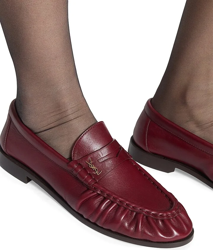 Women's Le Loafers Supple in Smooth Leather - Dark Ruby - Size 7 - Image 5