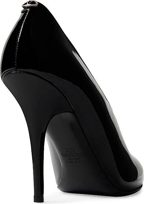 Women's Le Salon 105MM Patent Leather Pumps - Black - Size 7 - Image 5