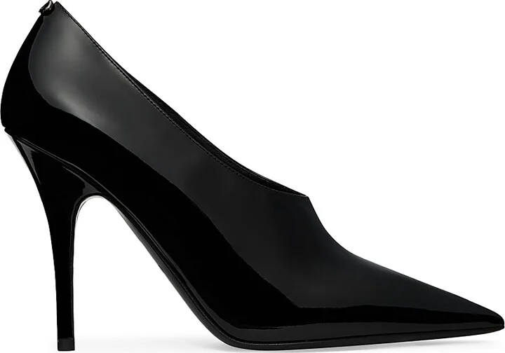 Women's Le Salon 105MM Patent Leather Pumps - Black - Size 7
