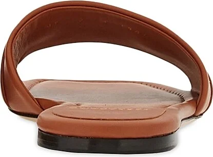 Women's Leah Leather Gancini Sandals - Tan - Size 9 - Image 3