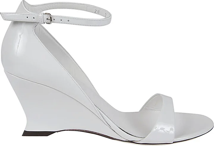 Women's Leather Adjustable Wedge Sandals