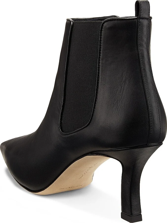 Women's Leather Ankle Boots - Black - Size 11.5 - Image 3