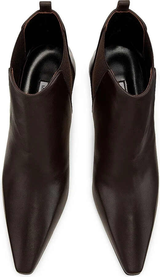 Women's Leather Ankle Boots - Black - Size 11.5 - Image 9