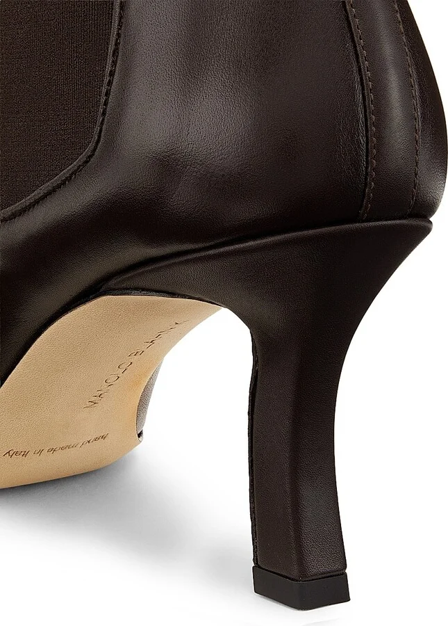 Women's Leather Ankle Boots - Black - Size 11.5 - Image 10