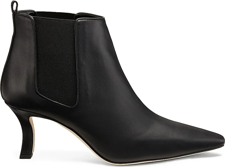 Women's Leather Ankle Boots - Black - Size 11.5