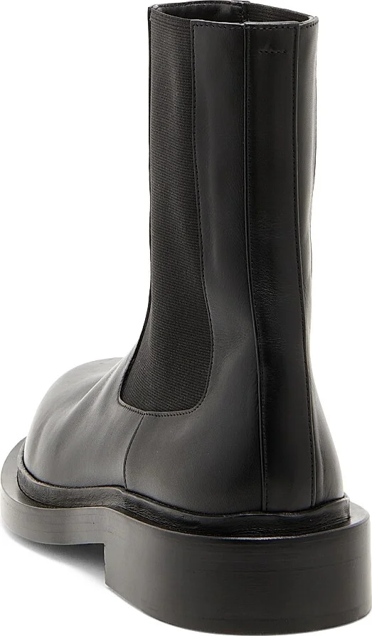Women's Leather Ankle Boots - Black - Size 6 - Image 3