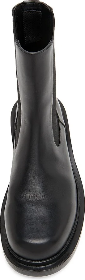 Women's Leather Ankle Boots - Black - Size 6 - Image 4