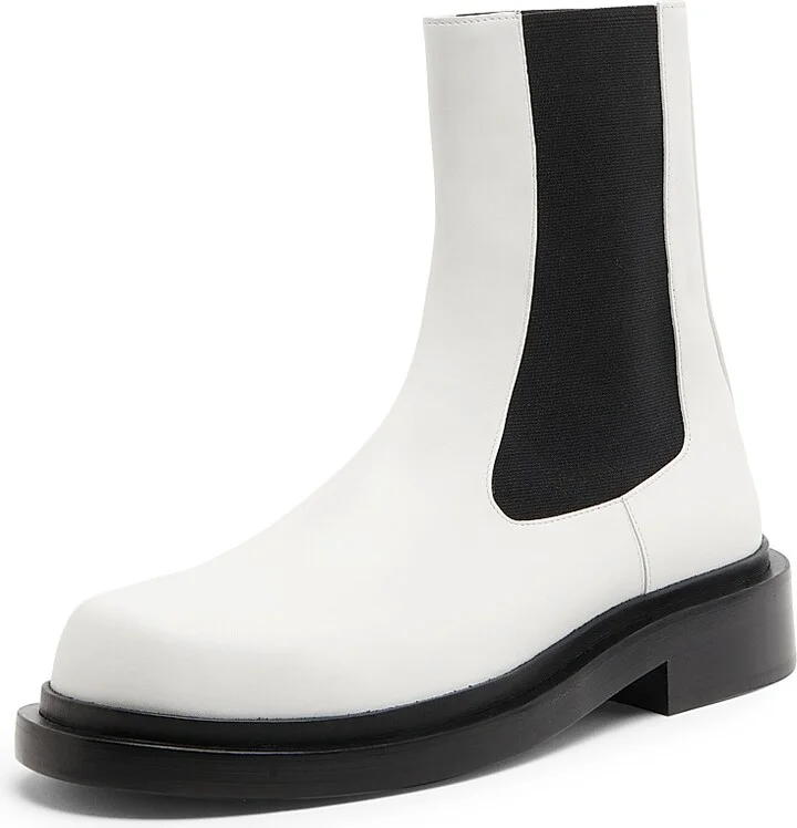 Women's Leather Ankle Boots - Black - Size 6 - Image 6