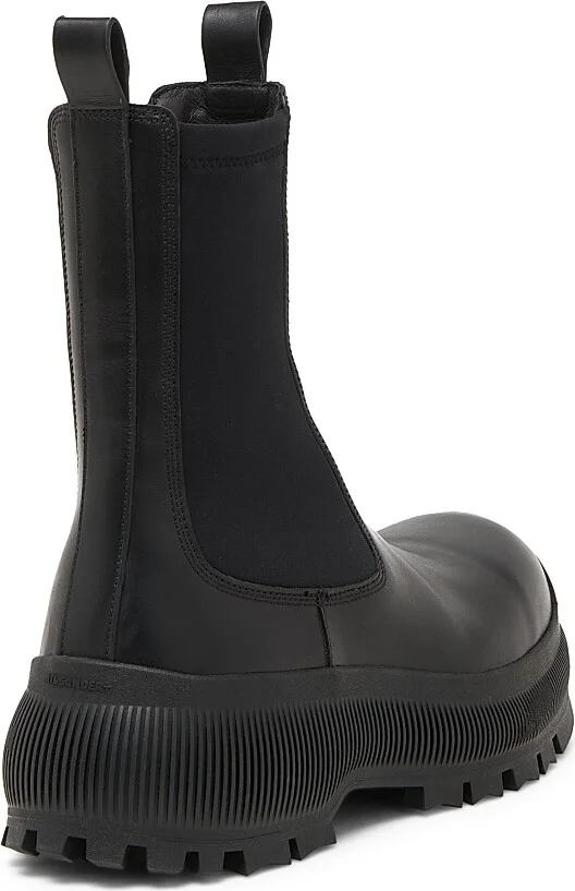 Women's Leather Ankle Boots - Black - Size 7 - Image 3