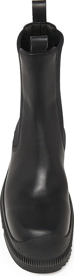 Women's Leather Ankle Boots - Black - Size 7 - Image 5