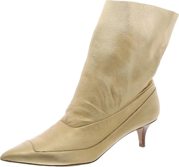 Womens Leather Ankle Boots