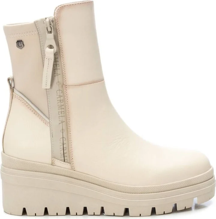 Women's Leather Booties Carmela Collection By XTI